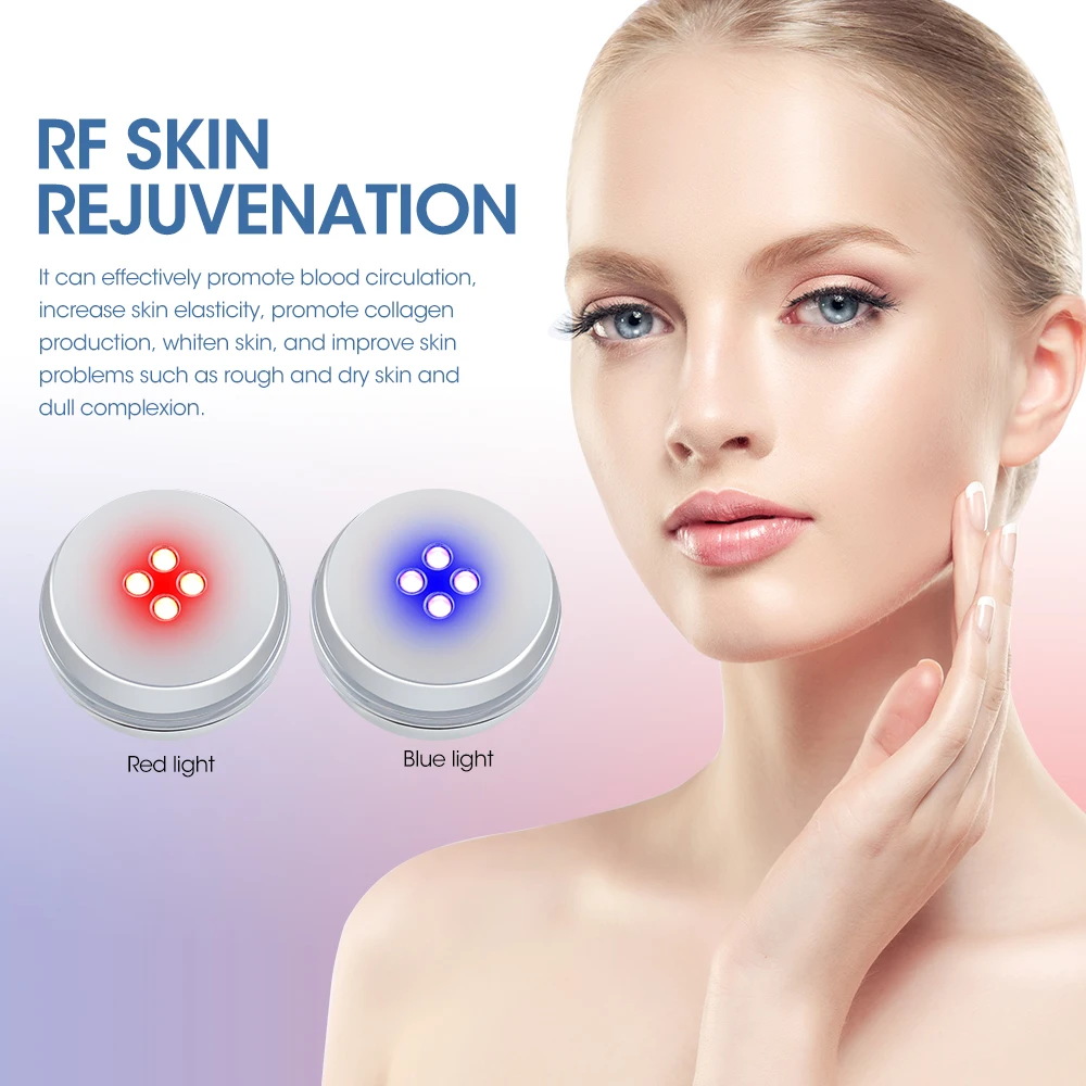 5 in 1 RF&EMS Micro-Current Face Lifting Device Vibration LED Photo Therapy Skin Rejuvenation Wrinkle Remover Facial Massager