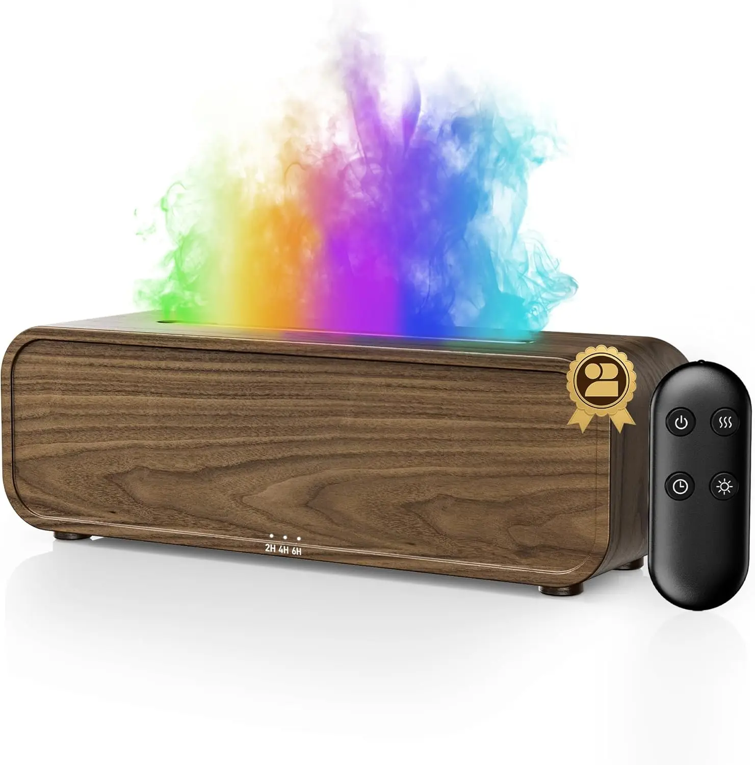 

Sound Reactive Flame Air Diffuser Humidifier,7 Colors Aromatherapy Essential Oil Diffuser,Ultrasonic Aroma Humidifier with