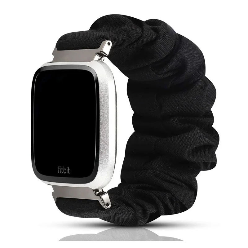 Correa elástica para reloj Fitbit Versa, Correa Scrunchie para Fitbit Versa 2, Fitbit Versa Lite