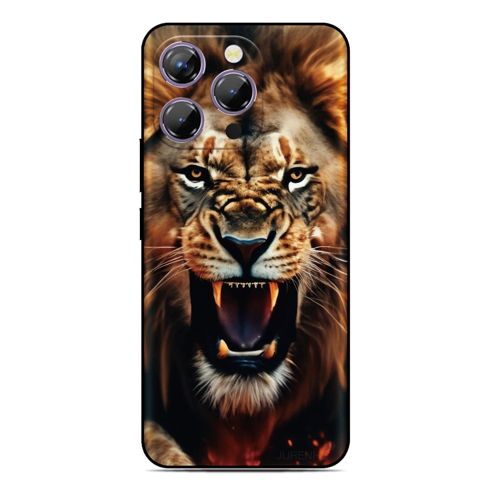 Lion Roar Phone Case For OPPO A5x 4G A79 5G A80 A3X A5 A3 Pro A8 A9 A53 2020 A40 A2X A16 A16s A15 A17 A17K A18 A38 Cover