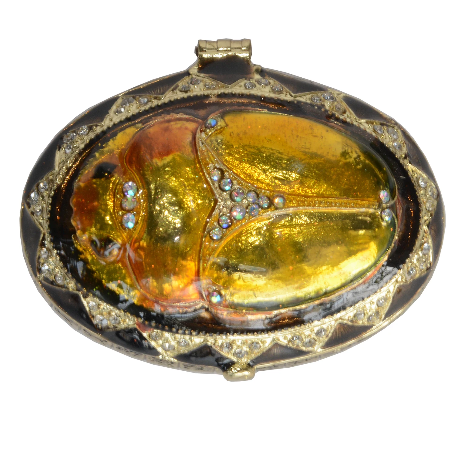 Bettle Trinket Box Insect and Bug Decoration Ornamennt Metal CraftsT abletop Ring Organizer Novelty Gift