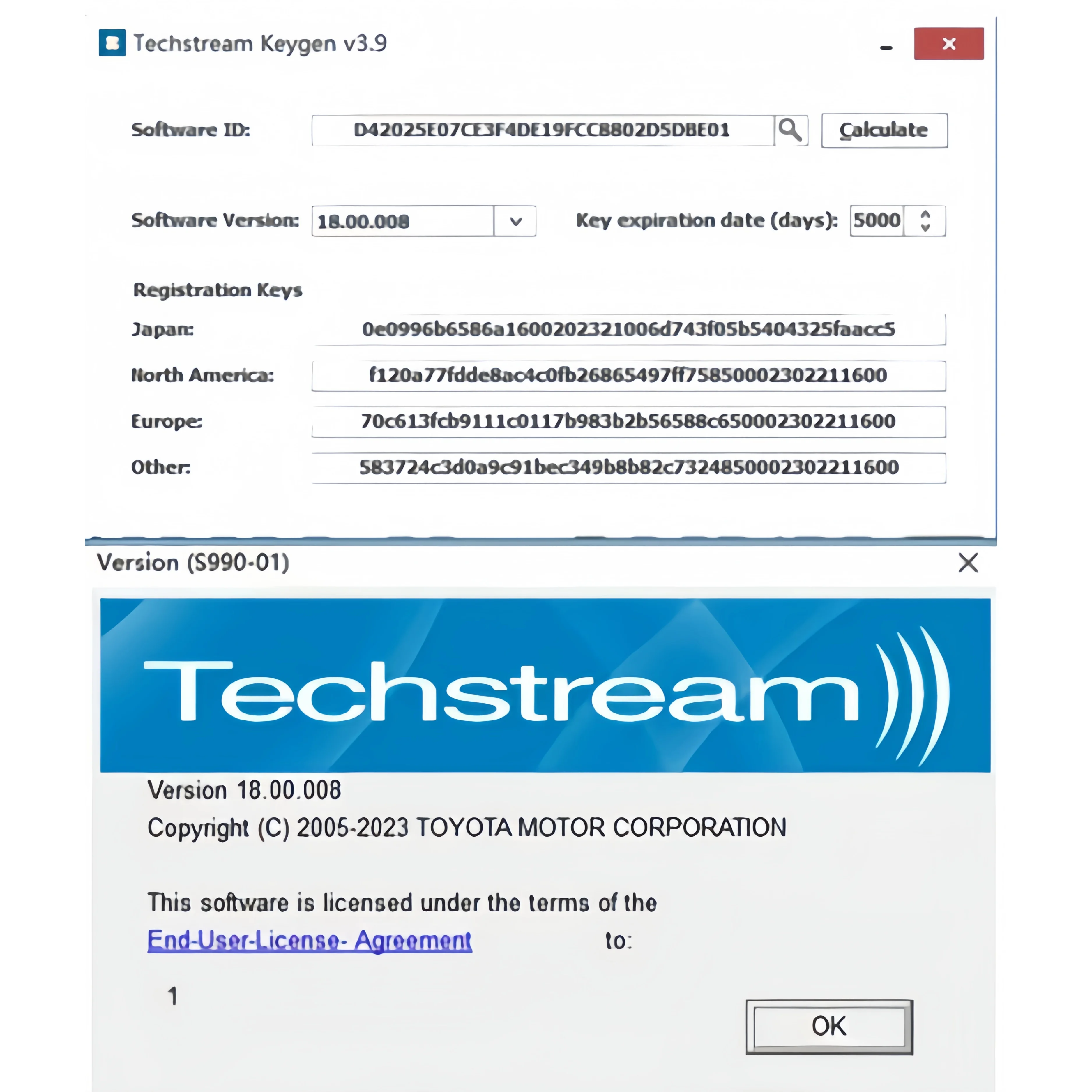 Newest TIS Techstream 18.00.008 (02/2023 Release) | Software Link + Active Code | Fully Works with MINI VCI