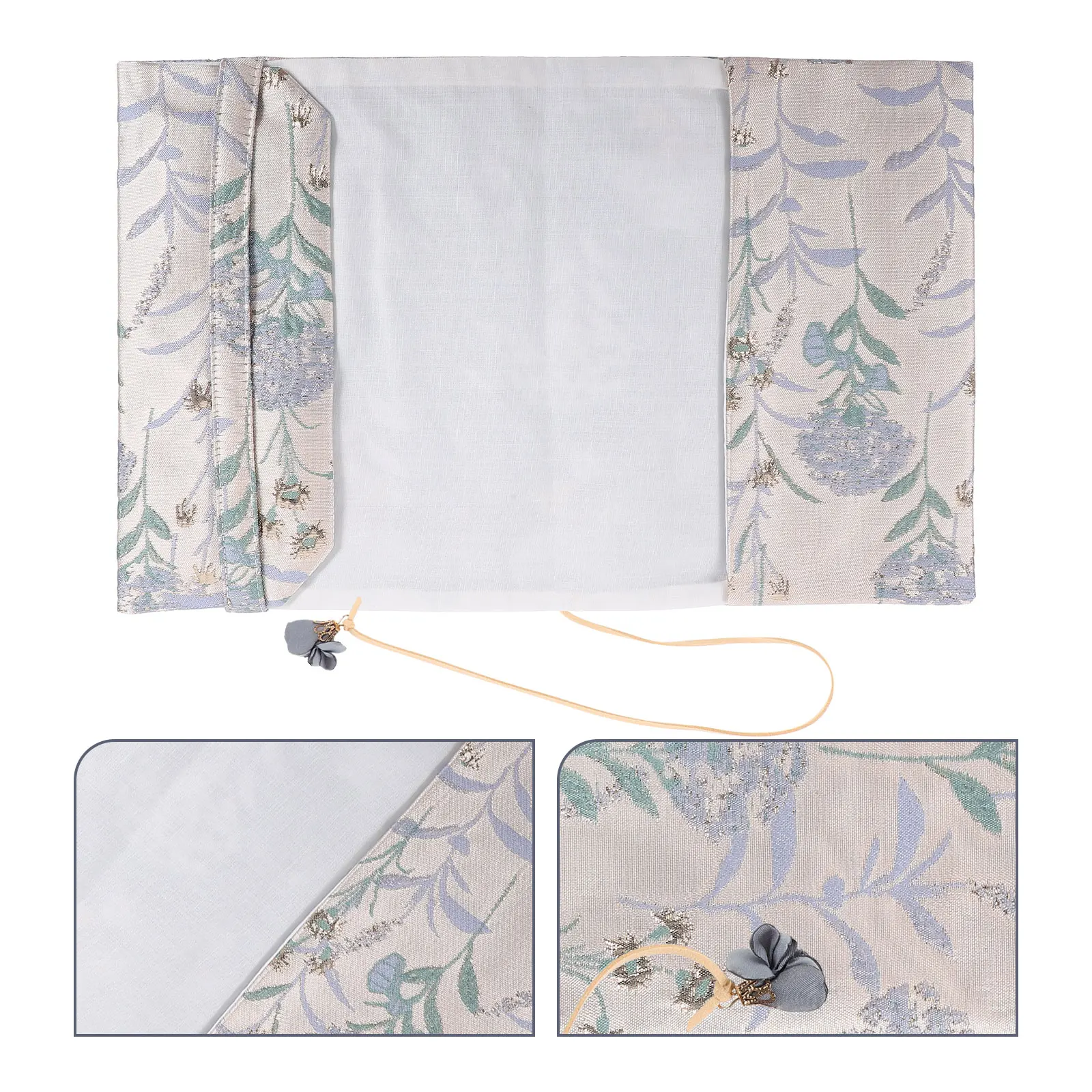 

Stylish Cloth Cover Reusable Protective Sleeve For Hardcover Schoolbooks Tear Resistant Decorative Protector