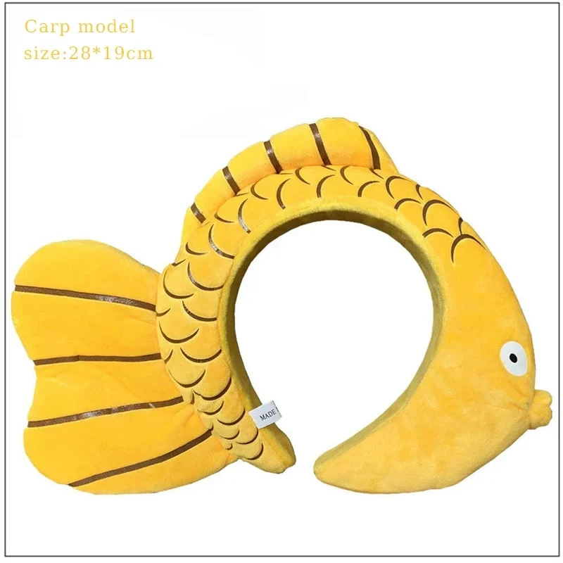 Carnival Party Headwear Ocean Children\'s Day Dress Up Hat Headband Performance Dance Cartoon Shark Headwear Decoration Props