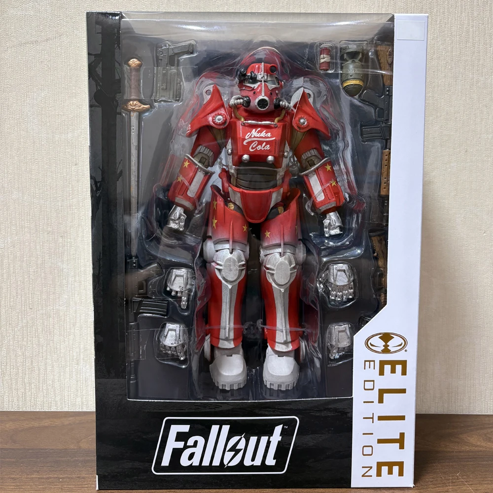 Mcfarlane Toys Elite Edition Shadowhawk/Sa-04 Combat Technician/T-45b Nuka Cola/Geiger/Kratos, 18 cm actiefiguur.