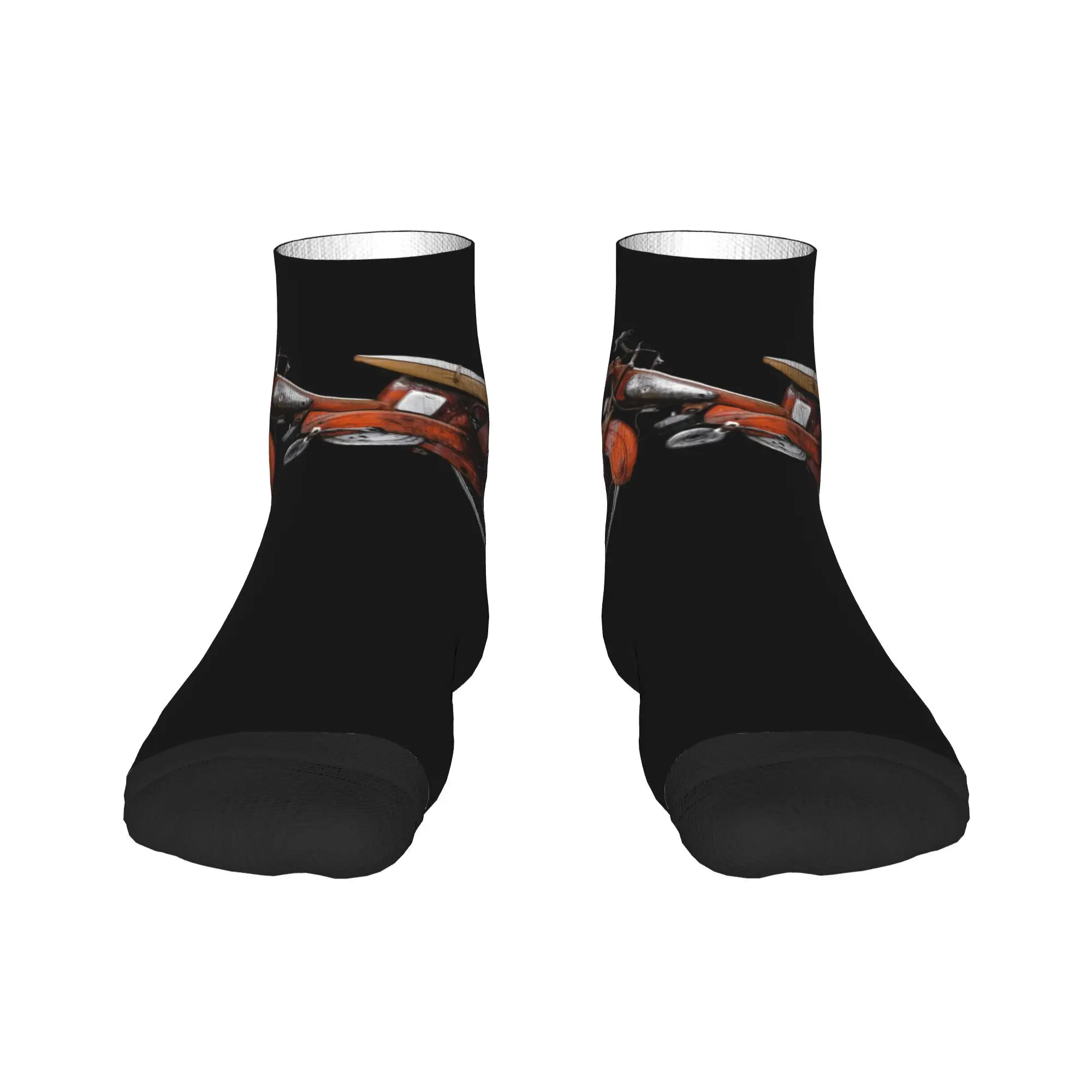 

Vintage French Motobecane Moped Socks Harajuku Sweat Absorbing Stockings All Season Socks Accessories for Man's Woman's