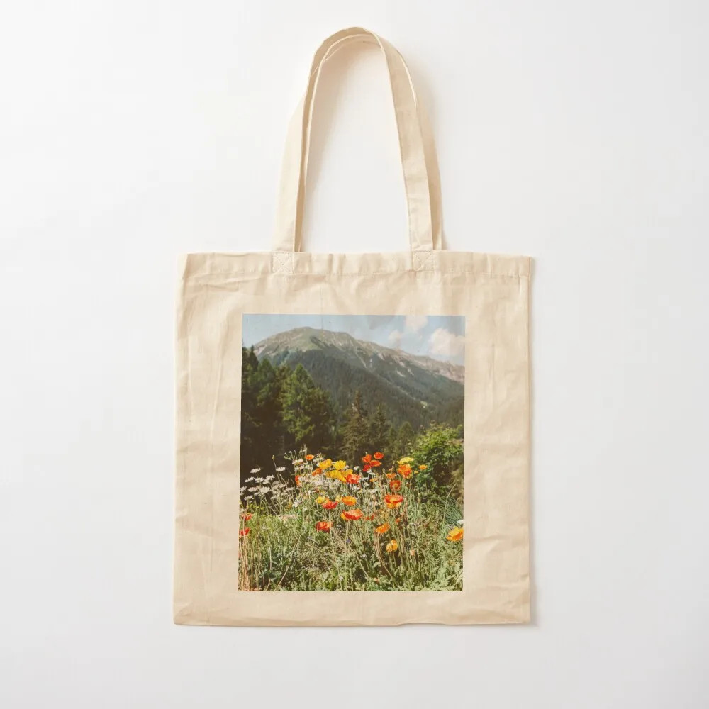 

Mountain garden Tote Bag Customizable tote bag eco pack Shopper handbag Big bag Canvas Tote