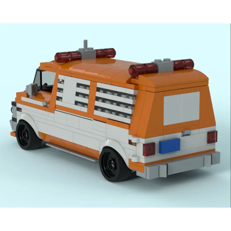 

MOC-197546 City Rescue Ambulance Building Blocks Model, 501 Parts, Creative Toy Gift for Boys, Children, Birthday, and Christmas
