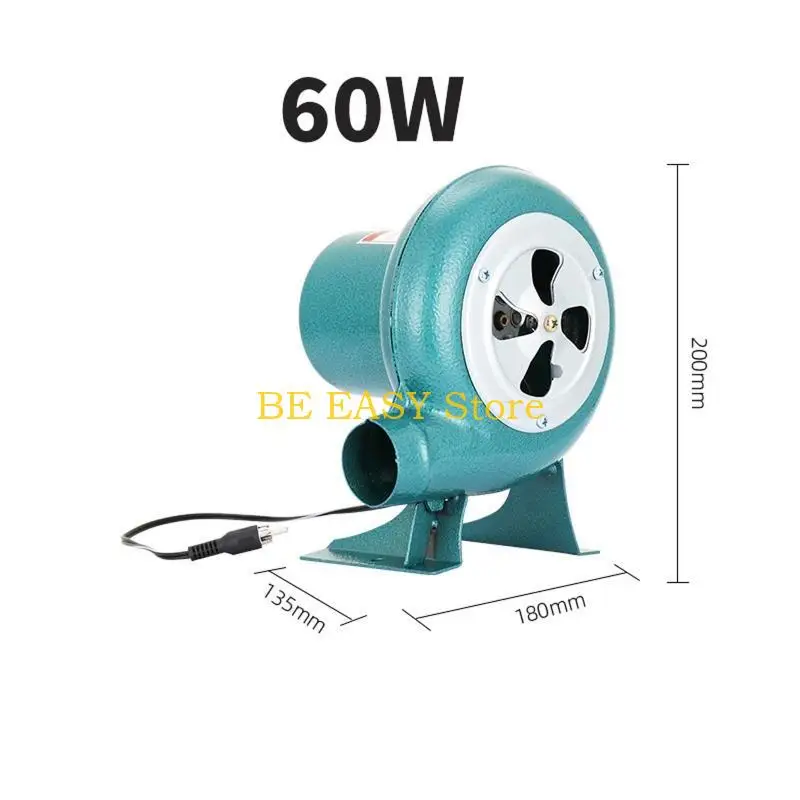 

E28F Air Blower, DC12V 30/40/60/80/100W Fan for Picnic Grill Wood Stove Cooking DIY Fire Charcoal Starter