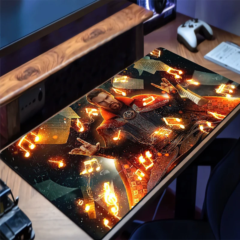 Extended Mouse Pad PC Cool Gaming Accessories Keyboard Pad D-doctor S-strange Mousepad Laptop Anime Gamer Cabinet Desk Mouse Mat