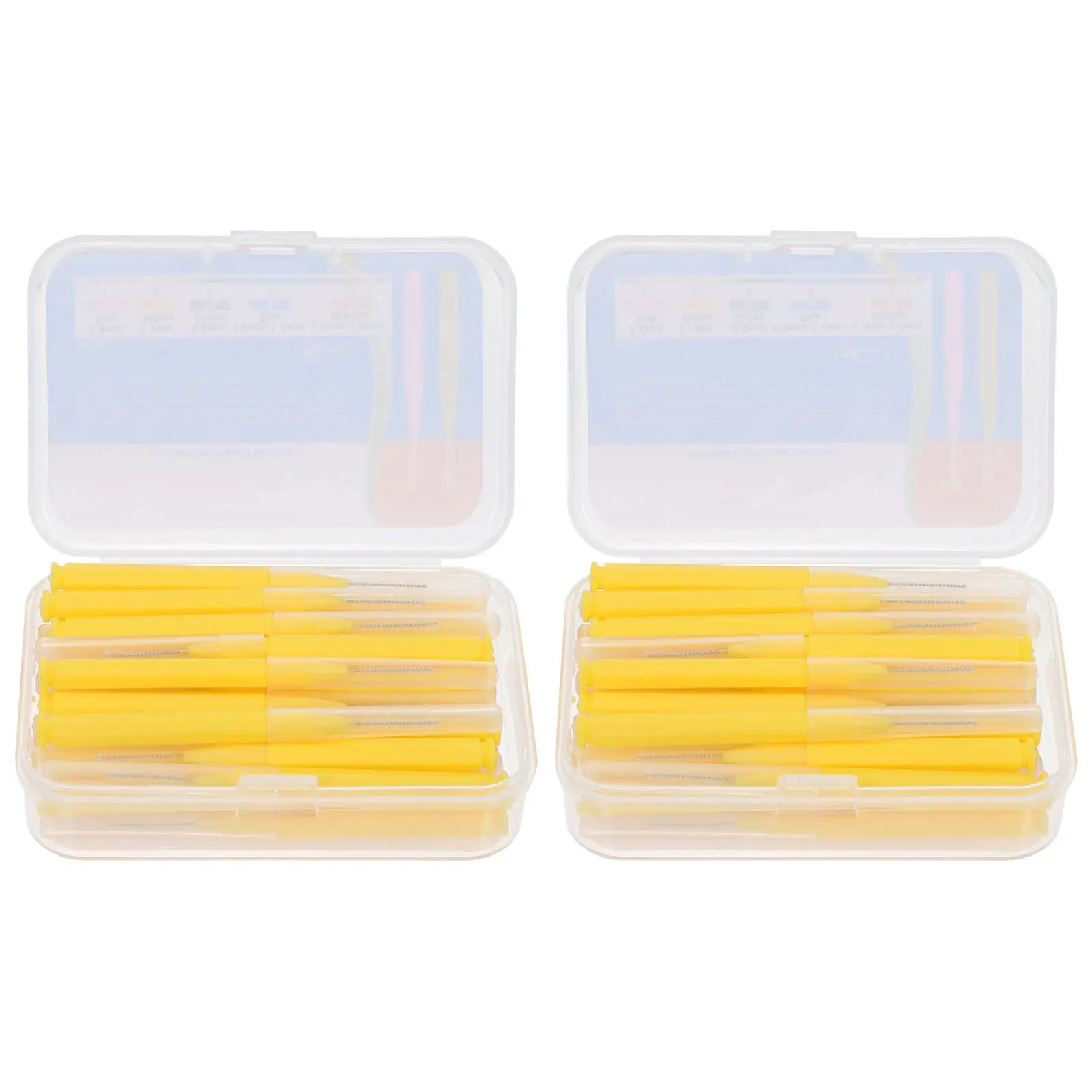 60Pcs Interdental Brushes Dental Flosser for Tight Gaps Health Care Orthodontic Teeth Cleaning Tool Portable Oral Care