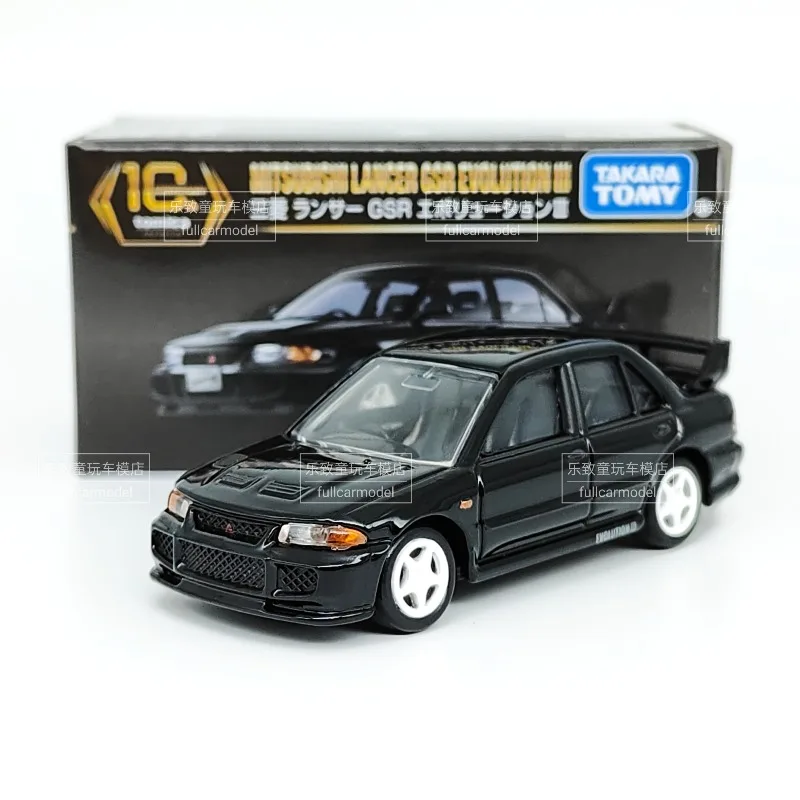 

TOMICA 1:64 Премиум Модель автомобиля Mitsubishi GSR EVO из сплава, праздничная подарочная игрушка для мальчиков, коллекционное украшение для взрослых.