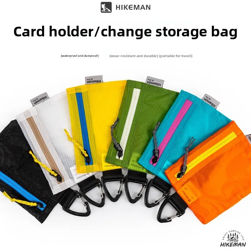 

Портмоне Hikeman, уличная дорожная сумка для хранения с силиконовым покрытием, мини-портативный водонепроницаемый кошелек для документов
