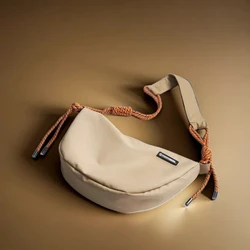 Cross Body Bag com borlas para homens e mulheres, ultraleve Hobo Sling Bag, borlas Lua, iPad Zipper, impermeável, Premium, 12,9