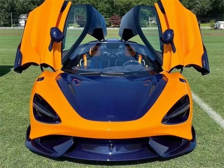 

New 765LT Style Semi-carbon Fiber Front Bumper for McLaren 720S 765LT Body Kit Half Carbon Fiber Front Bumper