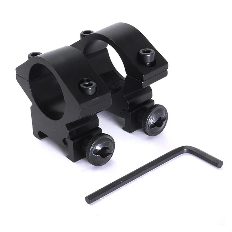 2Pcs Hunting Riflescope Mounts for Dia 25.4mm 30mm Pipe Scopes 11mm Dovetail 20mm Picatinny Rail Mounted Tactical Sights Mounts