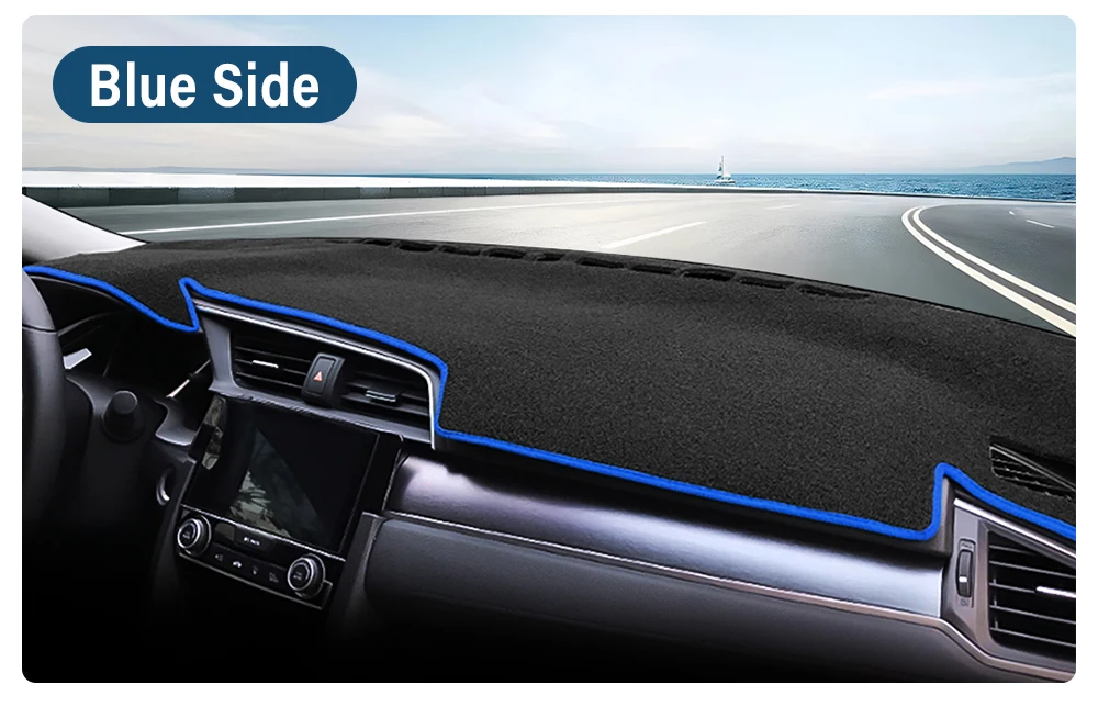 Für Honda Civic 10th Gen 2016 2017 2018 2019 2020 Auto Dashboard Abdeckung Sonnenschutz Matten Vermeiden Licht Pads Anti-UV Teppich Zubehör – Detail 14
