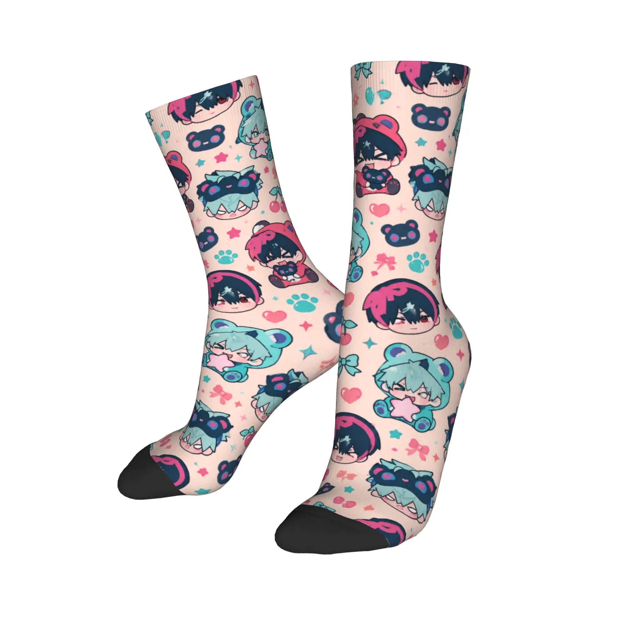 Ivantill Till Alien Stage Chibi Graphic Socks Autumn  Stockings Casual Adults Men Warm Soft Socks Design Cycling Non Slip Socks