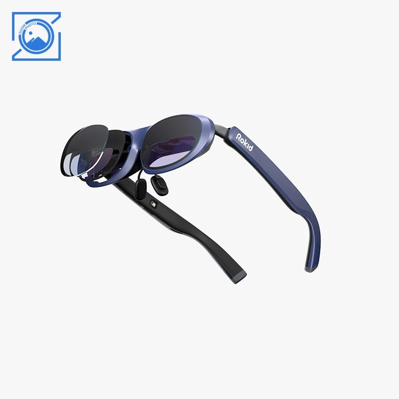 

Rokid Max Smart AR Glasses 50° FoV 120Hz 600Nits 215" HD 3D Giant Screen for Phone NS PS5 XBox PC