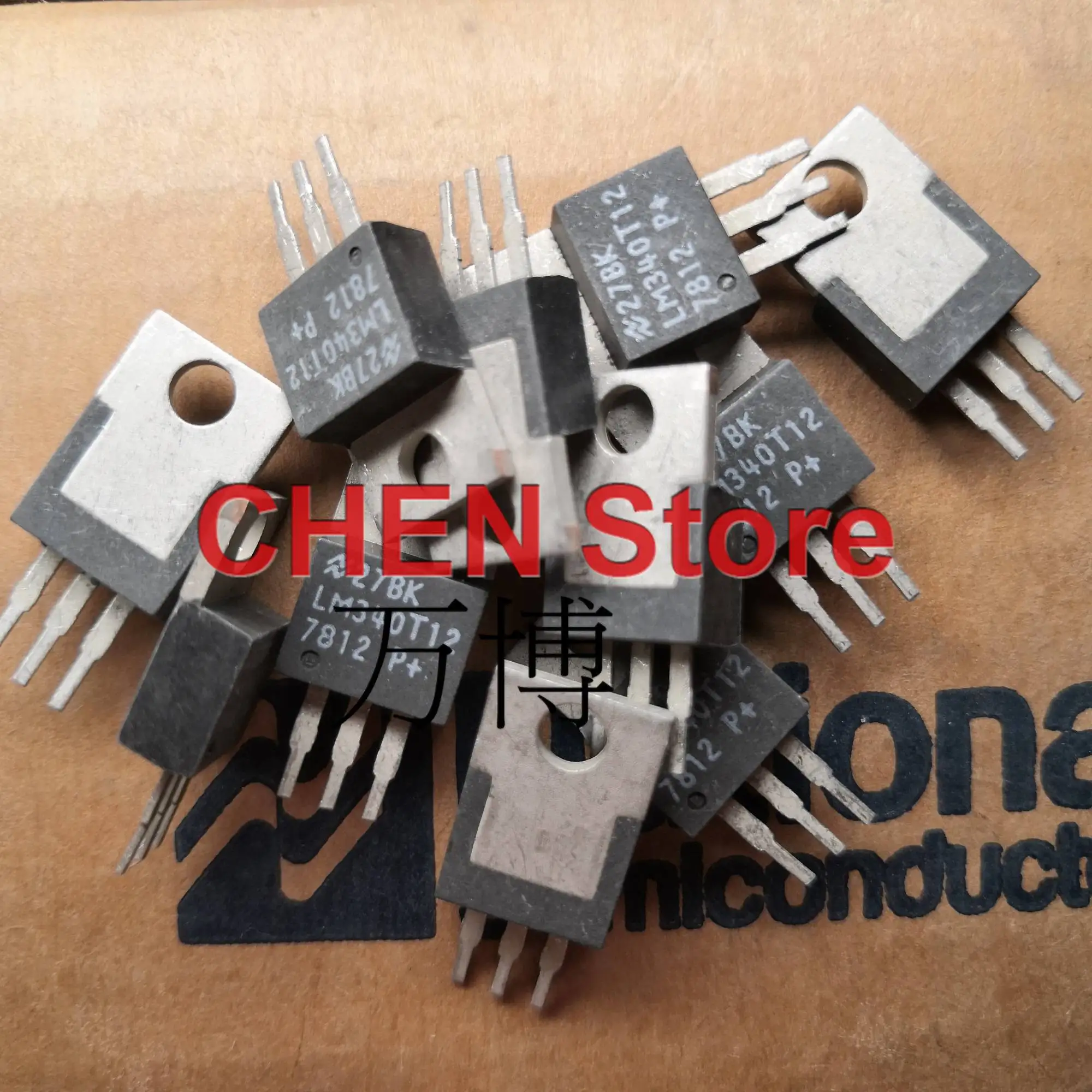 10PCS NEW Original NSC LM7812 12V Double wave marker Short foot thick copper substrate 7812