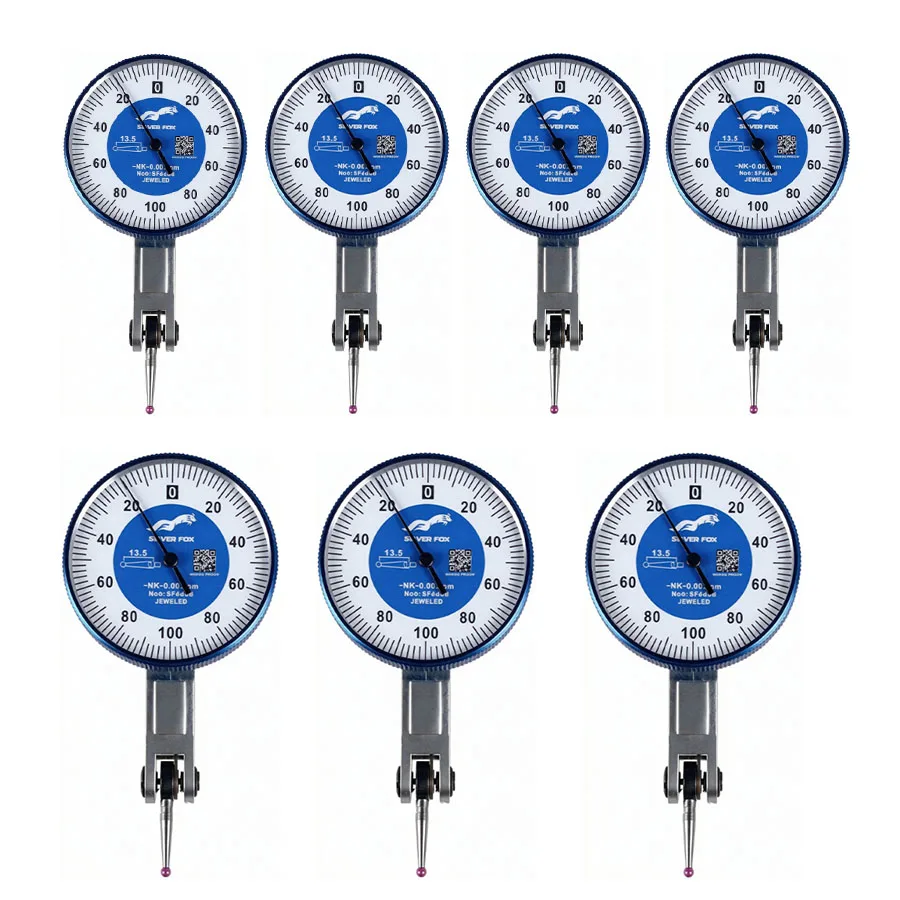 Leverage type dial gauge Silver Fox SF840B 0.002mm shockproof dial gauge, universal magnetic base