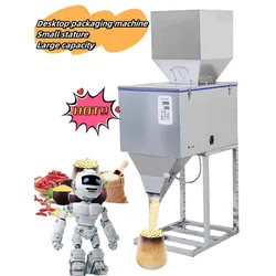 10-1000g Food Automatic Packing Machine Granular Powder Medicinal Weighing Racking Machine High-Quality Desktop Filling Machine