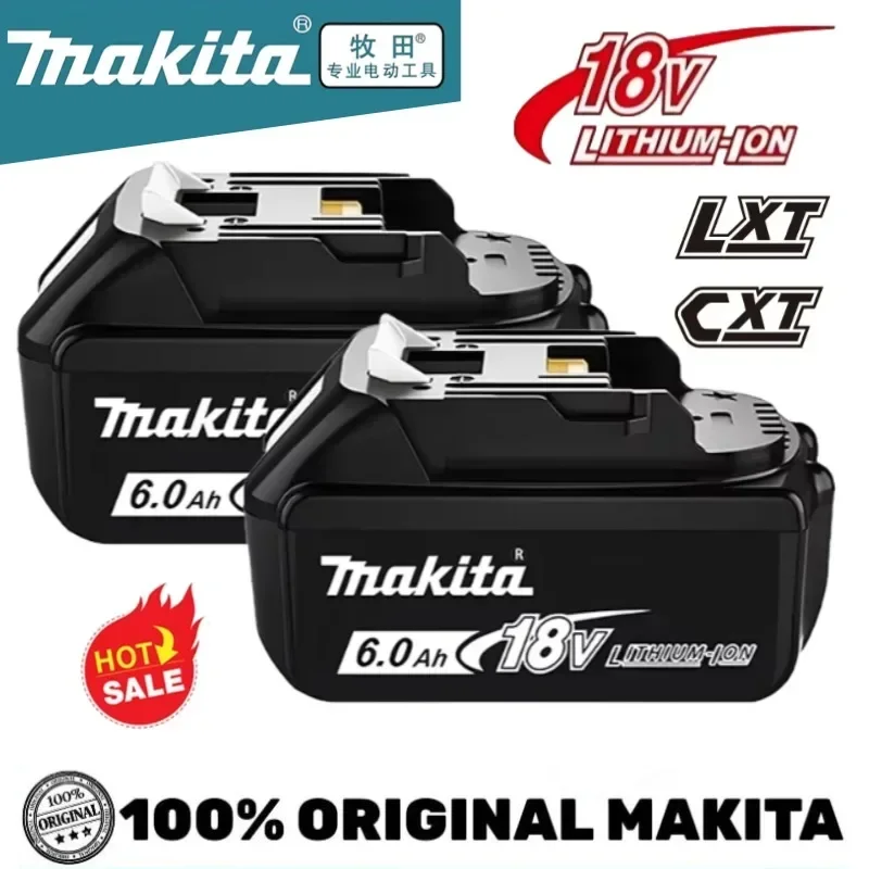 

100% Original Makita 6Ah/5Ah/3Ah for Makita 18V Battery BL1830B BL1850B BL1850 BL1840 BL1860 BL1815 Replacement Lithium Battery