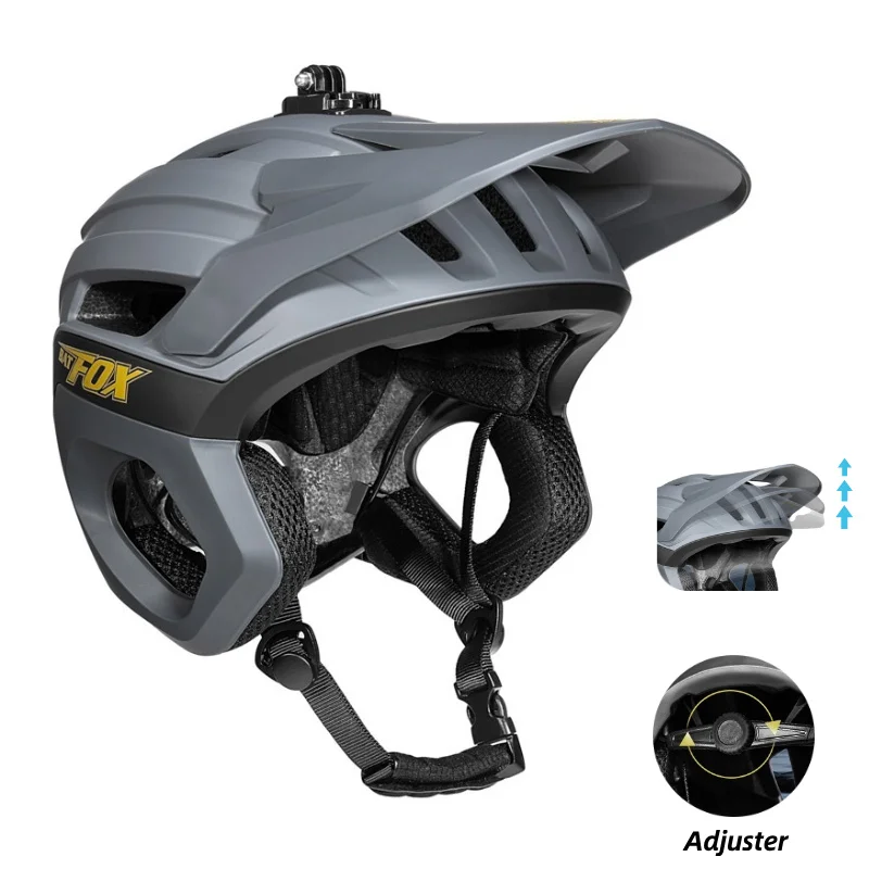 BATFOX 3/4 Bicycle Helmet Cycling Enduro Helmet MTB Men Capacete Ciclismo Off-Road Downhill Mountain Bike Helmets Casco Ciclismo image 3