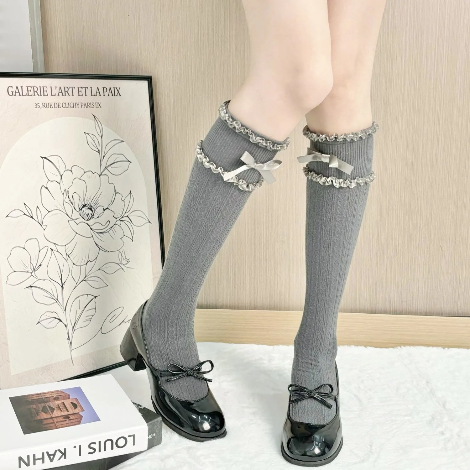 stockings for high wear Japanese style stockings for girls lolita accessories y2k accessories long socks winter spring socks