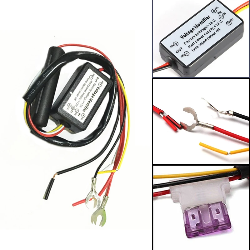 1PCS Car LED Daytime Running Light Automatic ON/OFF Controller Module DRL Relay Kits
