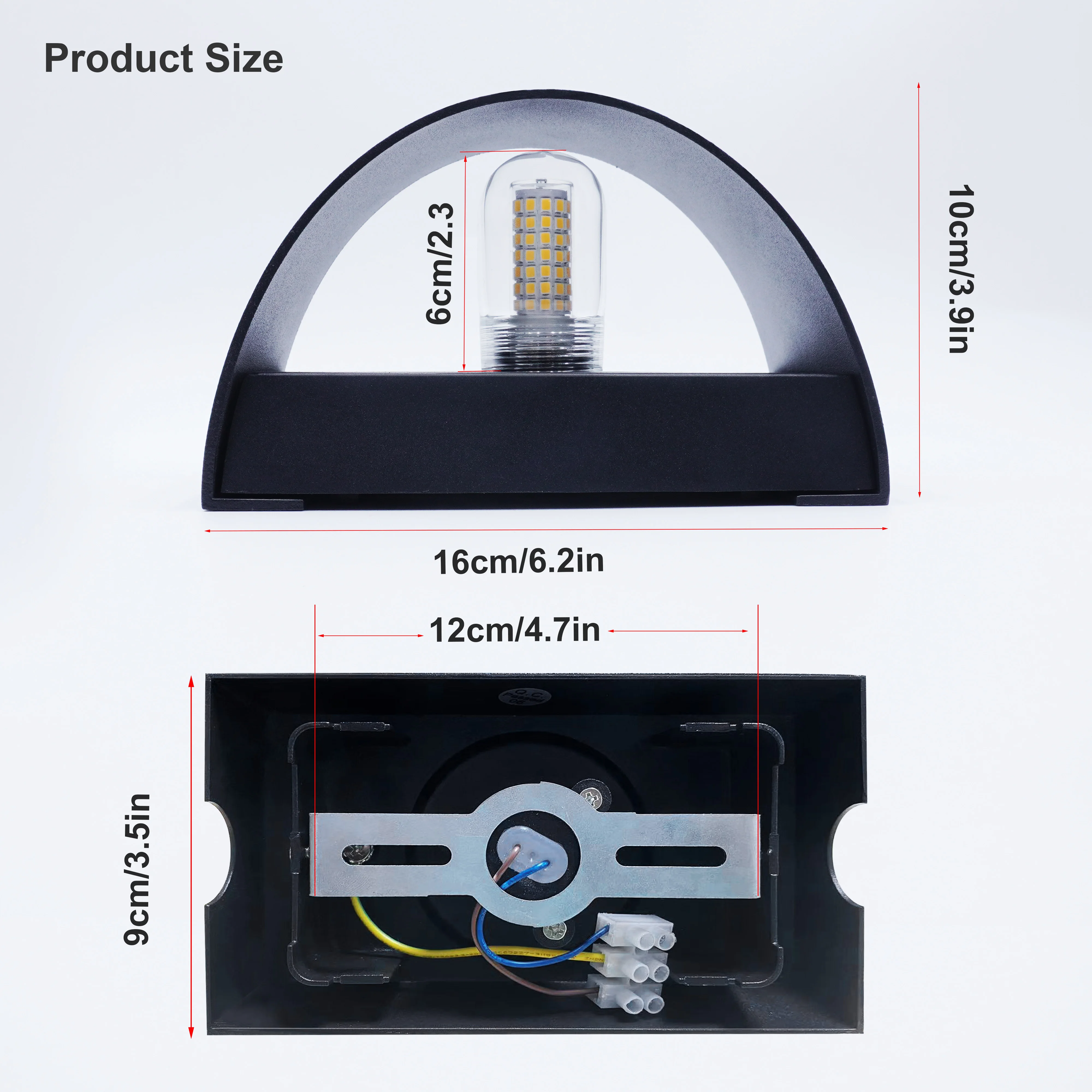 Nowoczesne kinkiety ścienne LE – Outdoor Lighting Hardwired recenzja i cena