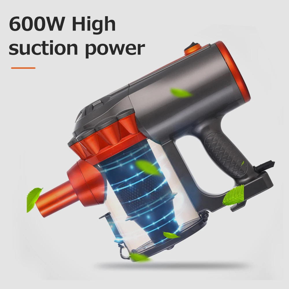 Wired vacuum cleaner Household Handheld 6m power cord Portable Small 18KPA Wet and Dry Dual Use 600W High Power Vacuum Machine