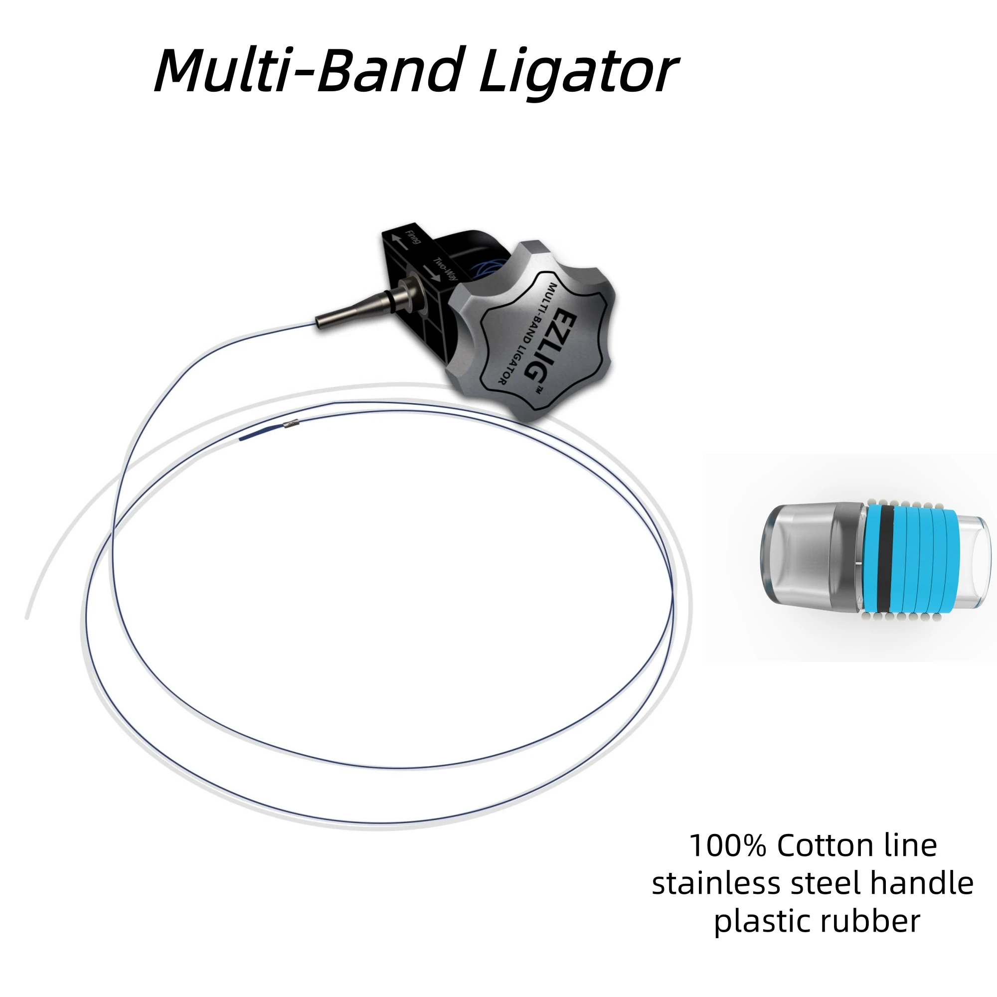 Ligation Bands Esophageal Disposable Rubber Band Endoscopic Varices Ligation Multi-band Ligator
