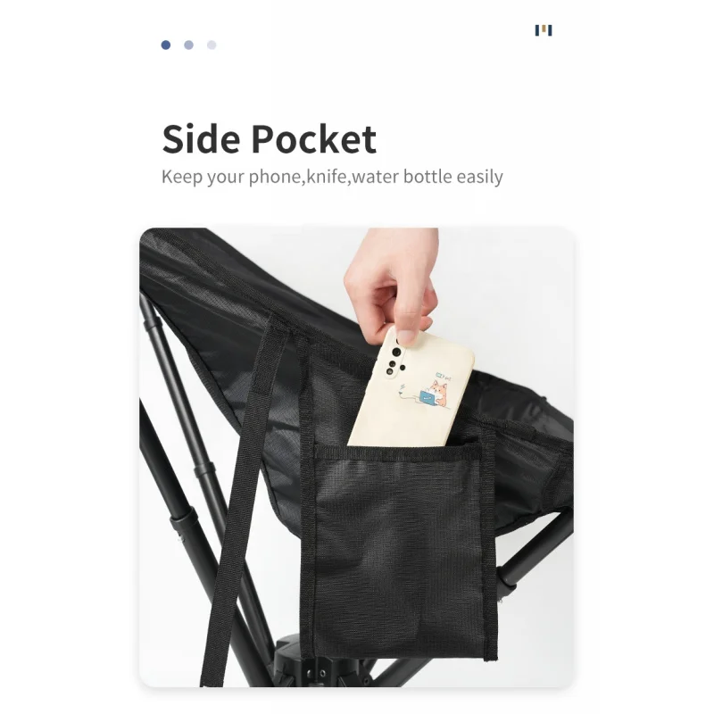 Krzesło plażowe składane z aluminium custom.XATP, szybkie rozkładanie, krzesło kempingowe