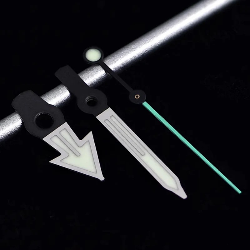 Mod Argento Rosso SKX007 C3 Lancette dell'orologio super luminose per SKX007 SRP777 Orologio subacqueo NH35 NH36 Movimento