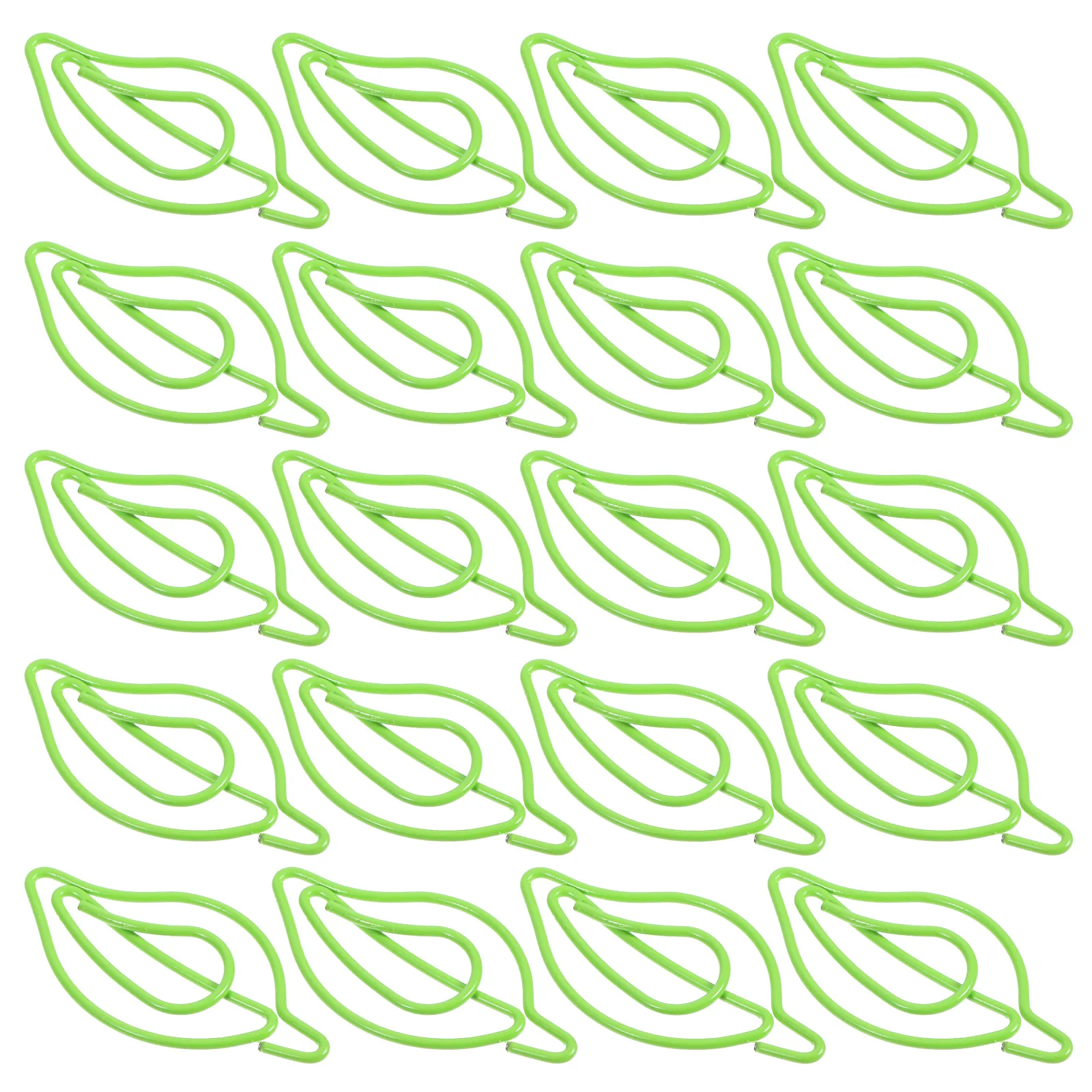 

30pcs Leaf Shaped Paper Clips Tiny Metal Document Clips for Office School Creative Leaf Shaped Paperclips Colored Storage Tools