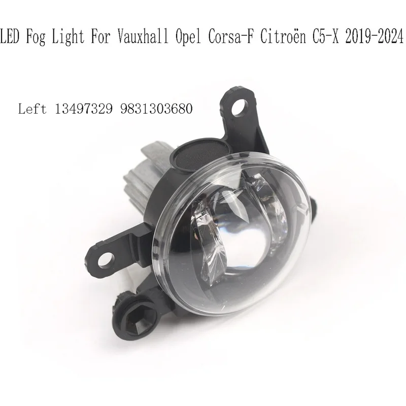 NCSMT Front LED Fog Light for Vauxhall Opel Corsa-F Citroen C5-X 2019-2024 Left 13497329 9831303680