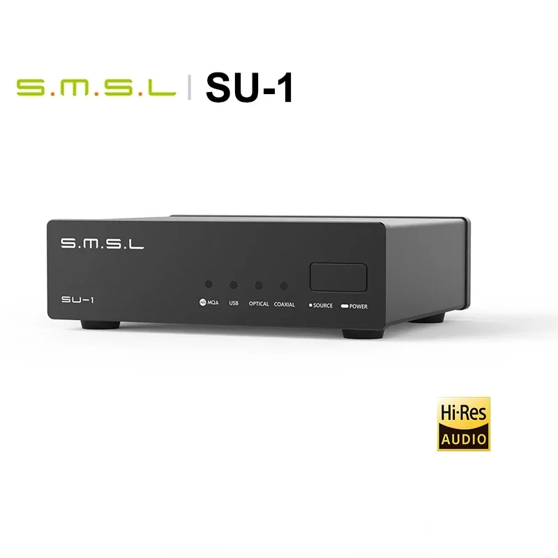 Original SMSL SU1 MQA Audio DAC Hi-Res HIFI Mini Desktop Decoder AK4493S XU316 768kHz/32Bit DSD512 SU1 Hi-Res MQA-CD DAC