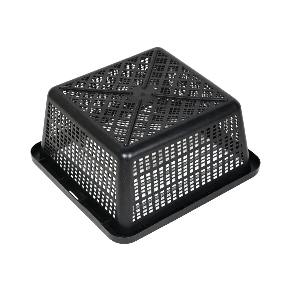 Net Pots For Hydroponics 7in Plastic Hydroponics Basket Mesh Pond Plant Pots Pond Planting Pots Hydroponics /Baskets For Pond