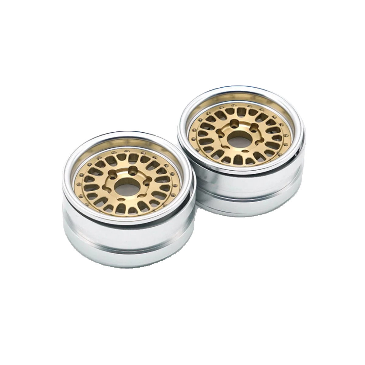 4PCS D1RC 1.9-Inch 60g Metal Rims for 1/10 Scale Realistic Crawling Car Wheel Hubs Suitable for TRX4 Scx10