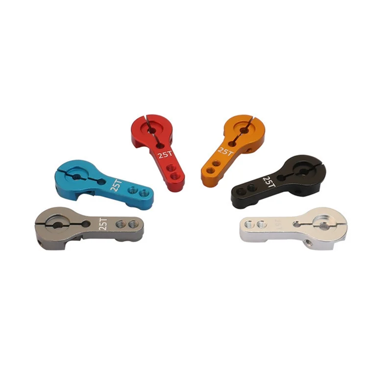 

ABUM-Servo Arm Servo Metal Swing Arm 25T Metal Rocker Arm Upgraded Version Double Hole With Lock Easy To Use
