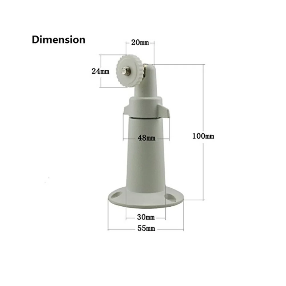 

2 pcs Adjustable Indoor Security Bracket Outdoor Wall Ceiling For Cctv Outdoor Camera Mount Camera Mount Bracket