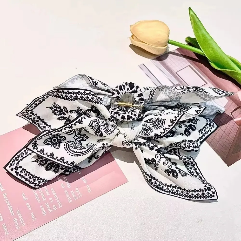 Double-sided Hair Clip Cashew Flower Hair Accessory Butterfly Knot Scratching Large Bohemian Style Hair Clip