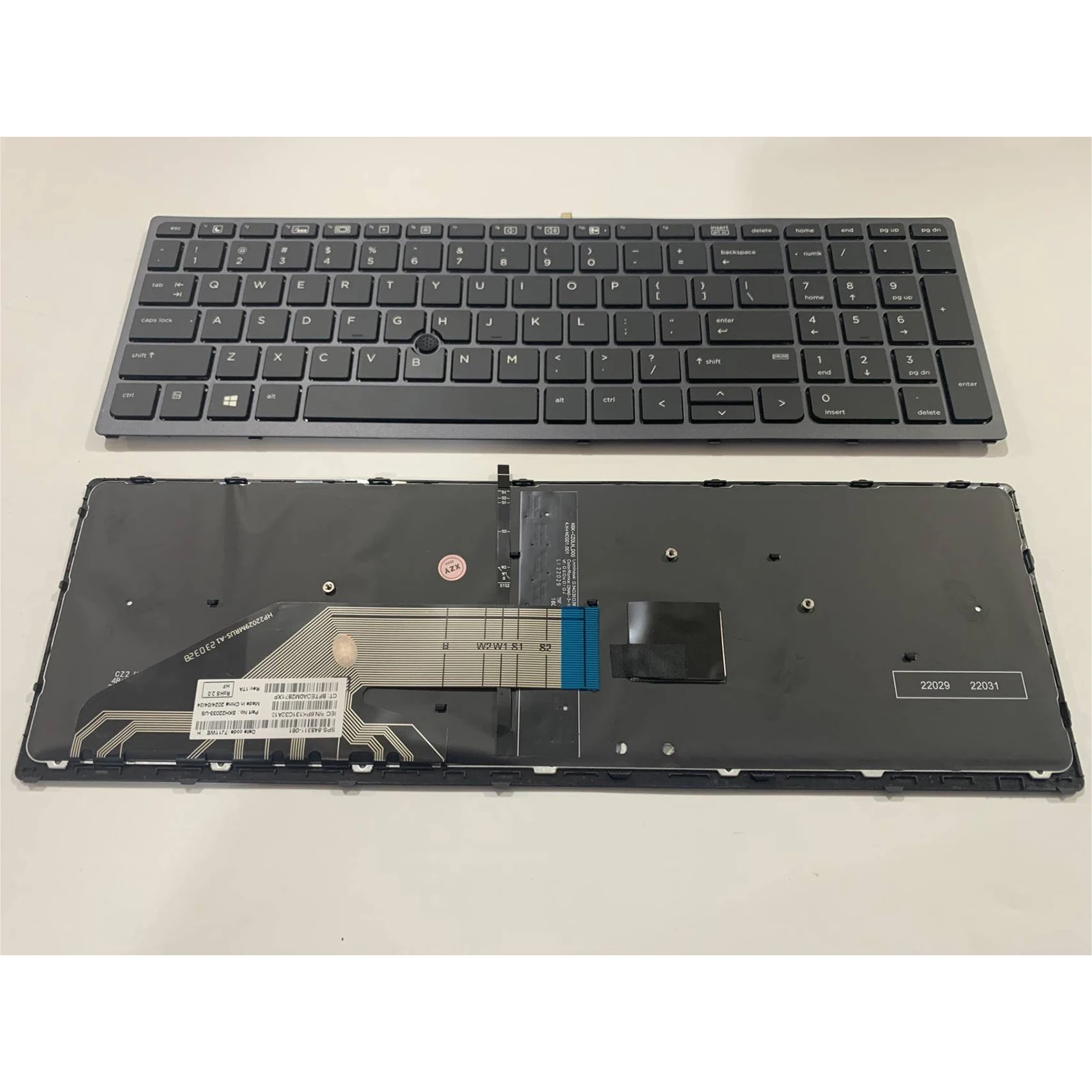 

US layout for HP ZBOOK 17 G4 ZBOOK 17 G3 ZBOOK 15 G3 ZBOOK 15 G4 hsn-C03C HSTNN-C87C 848311-001 Laptop keyboard