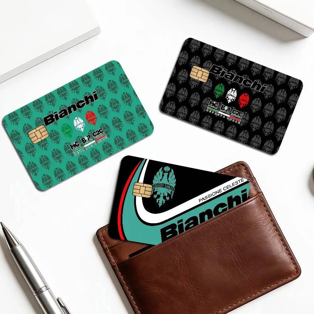 B-Bianchi-I Game Anime Sticker Film Skin Cover Case for Small Large No Chip Debit Credit Card Front Side