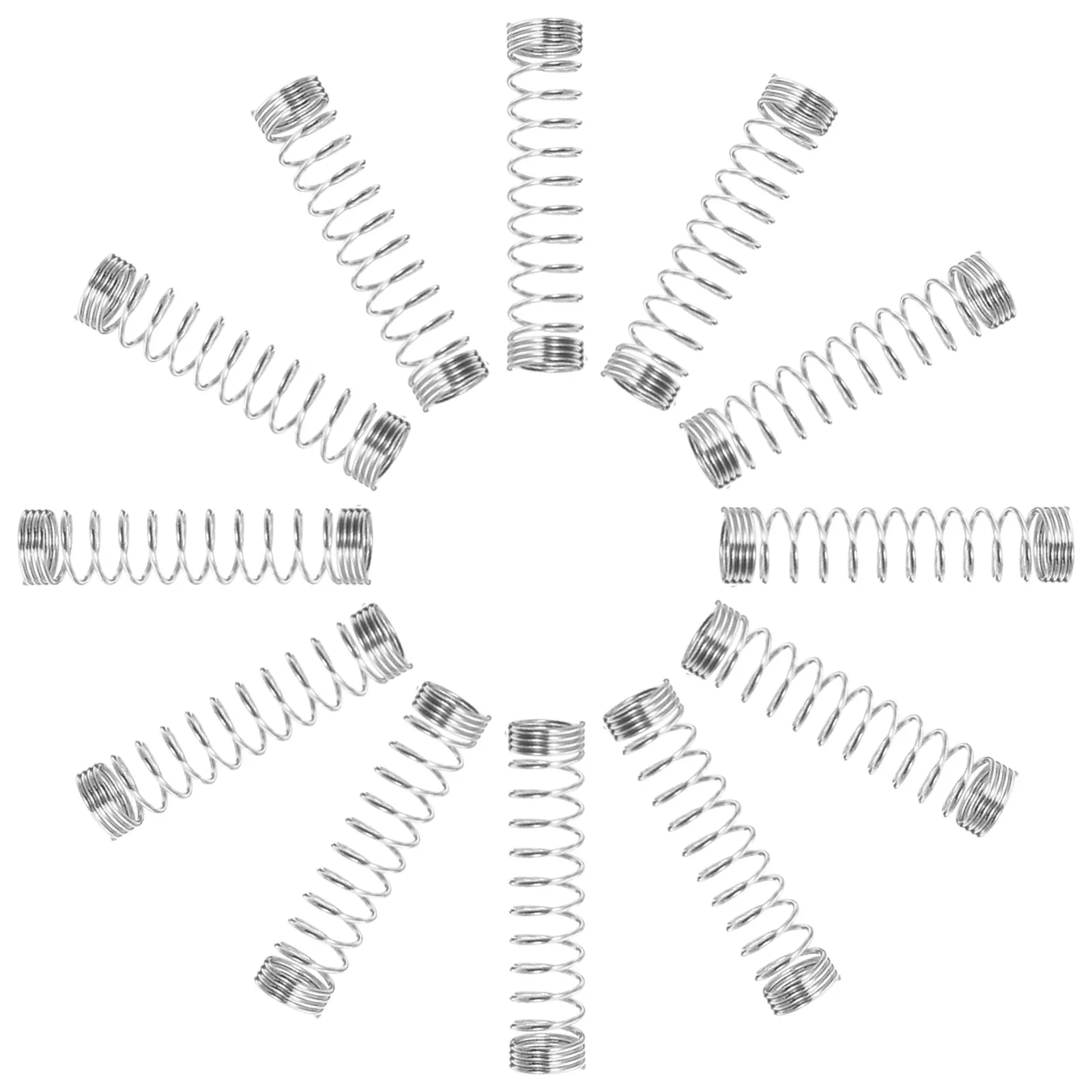 

50Pcs Stainless Steel Ballpoint Pen Springs 0.4mm Wire Dia X 4.5mm Od X 18Mm Length Precision Compression Spring Kit for Gel Pen