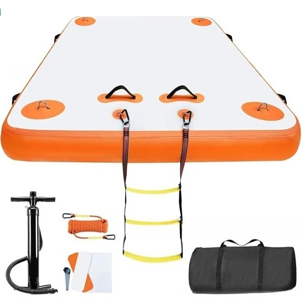 

Надувная плавучая платформа-бар для отдыха на воде с тентом