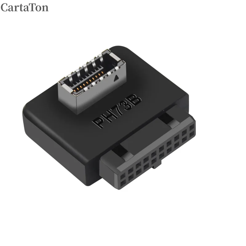  USB 3.0 Internal Header to USB Type C Front Type E Adapter 20/19-pin to Type C Converter Motherboard Desktop Converter