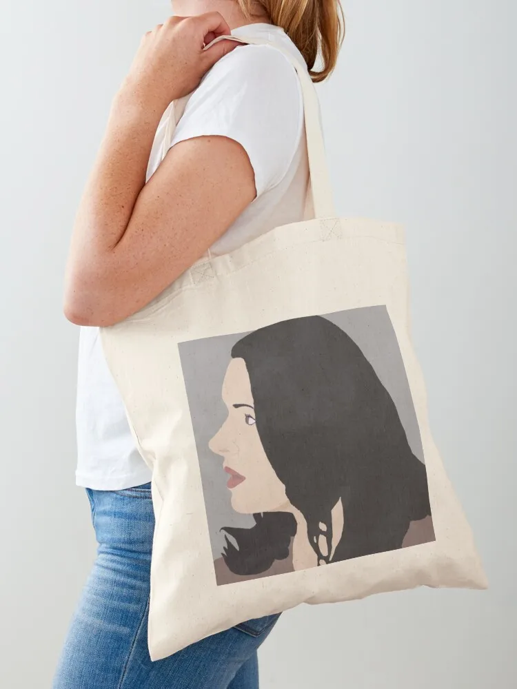 Paget Brewster Tote Bag Cloth bag tote bag screen hand ladies custom tote