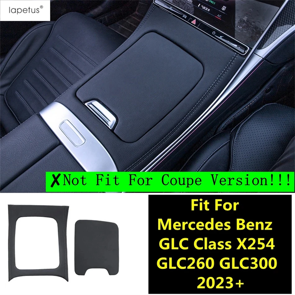 

Central Control Armrest Storage Box PU Leather Pad Mat Cover Accessory For Mercedes Benz GLC Class X254 GLC260 GLC300 2023 2024